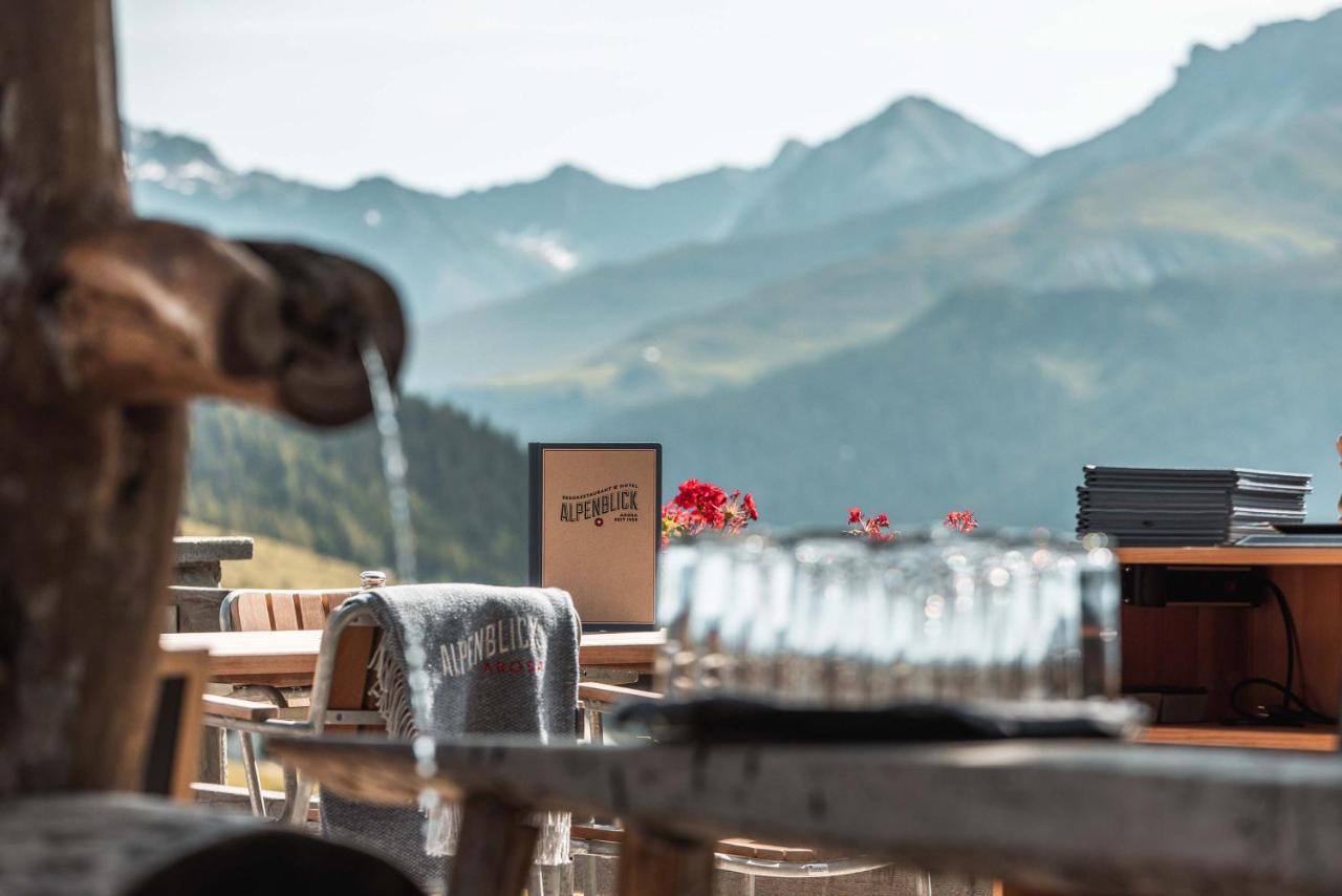 Alpenblick Bergrestaurant & Hotel อาโรซา ภายนอก รูปภาพ