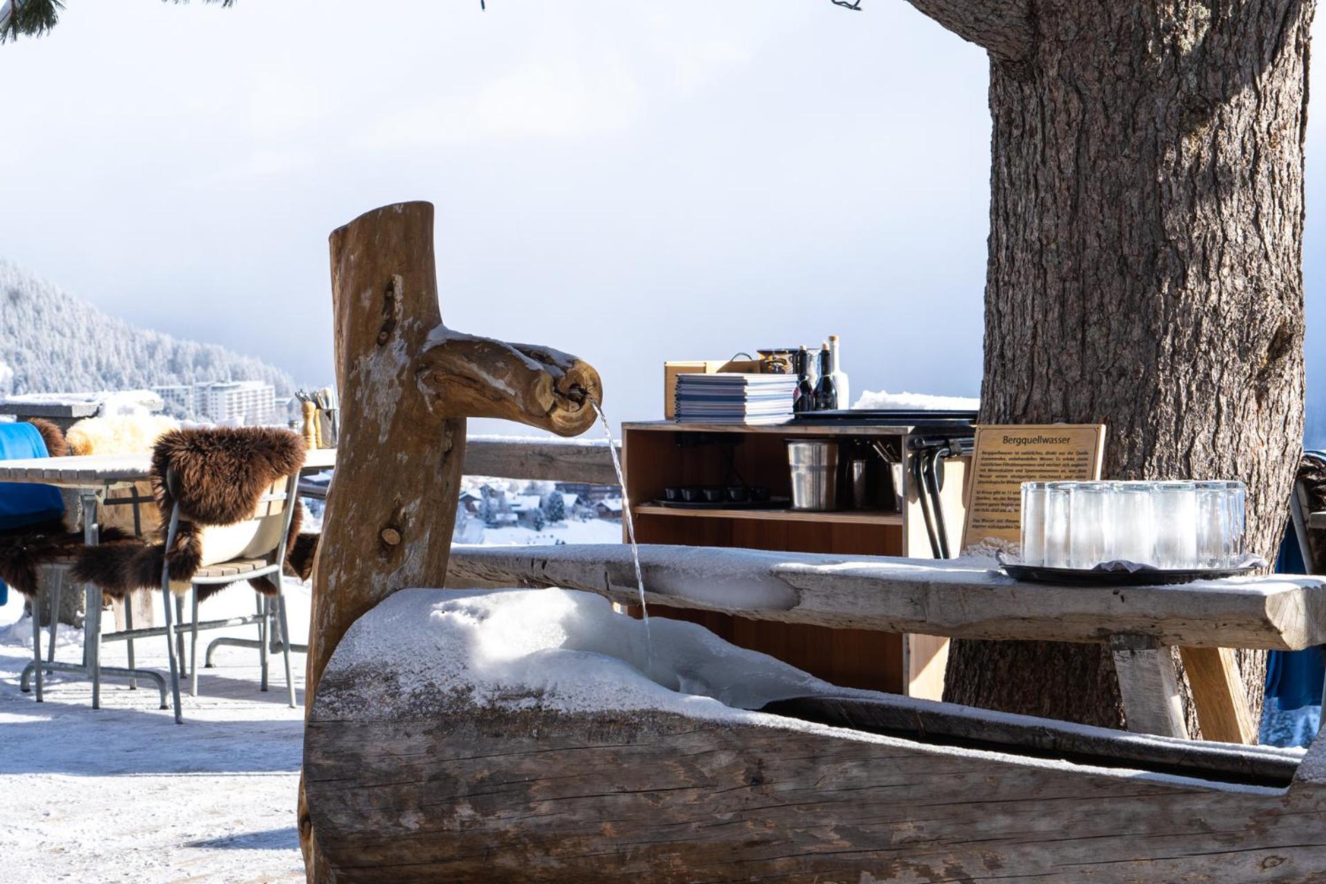 Alpenblick Bergrestaurant & Hotel อาโรซา ภายนอก รูปภาพ
